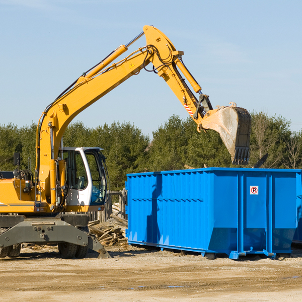 is there a minimum or maximum amount of waste i can put in a residential dumpster in South Mahoning PA